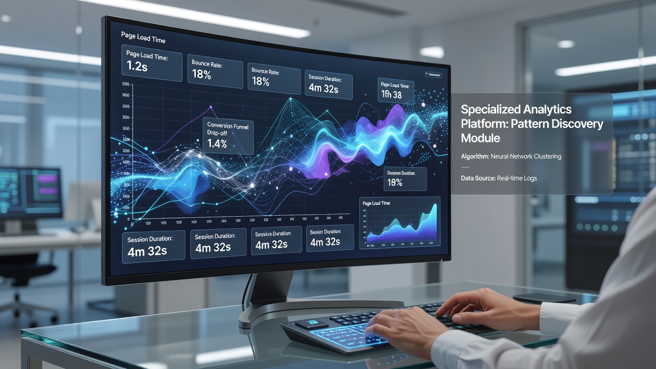 Exploring Data Patterns in Site Transitions Using Specialized Analytics Platforms